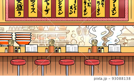 ラーメン屋背景 93088138