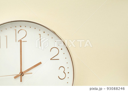 壁掛け時計 ゴールド ビジネス 93088246