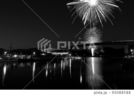 （モノクロ）きほく燈籠祭 93088588