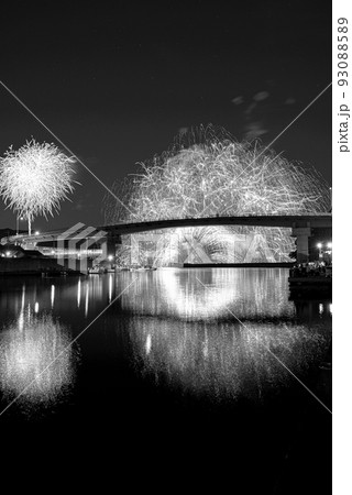 （モノクロ）きほく燈籠祭 93088589