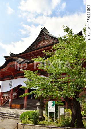 甲斐善光寺は、金堂及び山門が重要文化財に指定されている 93091601