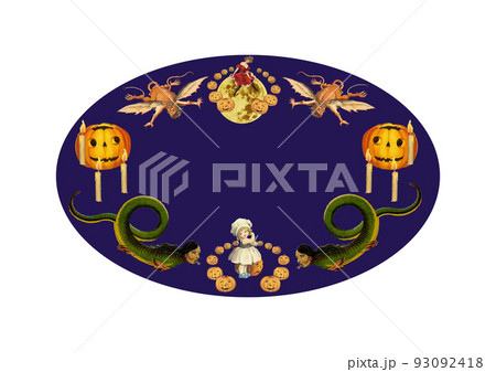 ビンテージハロウィン缶パッケージデザイン ビンテージハロウィン缶パッケージデザイン 93092418