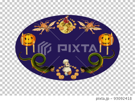 ビンテージハロウィン缶パッケージデザイン ビンテージハロウィン缶パッケージデザイン 93092418