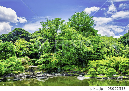 東京都　旧古河庭園　心字池　国の名勝 93092553