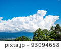 頸城平野と入道雲 93094658