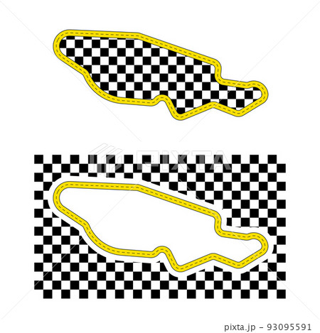 Flag sport race track banners Flag sport race track banners 93095591
