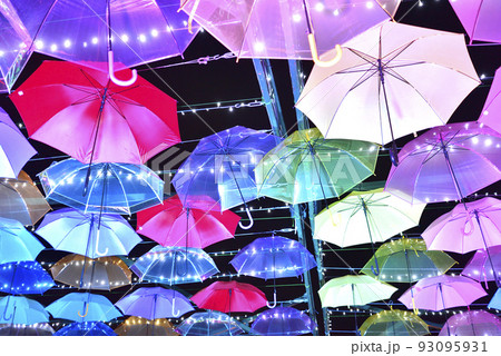 茨城県日立市にてアンブレラスカイ 茨城県日立市にてアンブレラスカイ 93095931