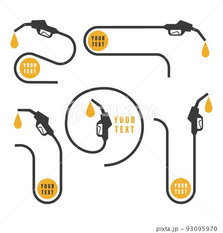 Fuel nozzle signs 93095970