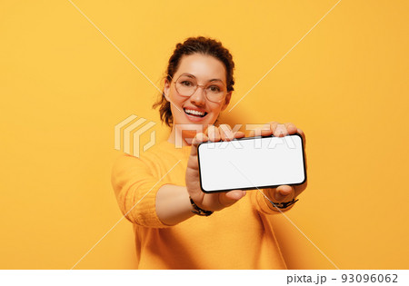 woman with smartphone woman with smartphone 93096062