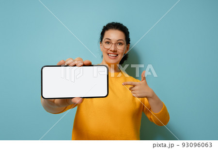 woman with smartphone woman with smartphone 93096063