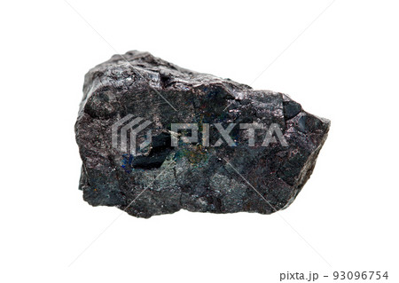 Beautiful coal on white background 93096754
