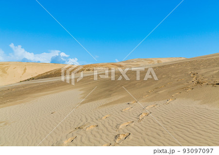 ニュージーランド　ケープ・レインガの近郊にあるテパキ大砂丘 93097097