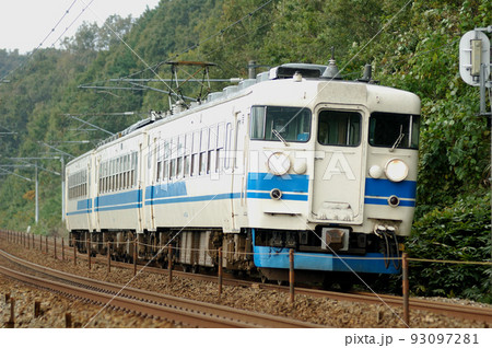 北陸本線　津幡ー倶利伽羅　JR西日本　475系　A17編成（金沢） 93097281