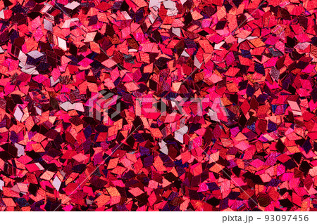 Excellent holographic glitter background, texture in stylish red tone. Excellent holographic glitter background, texture in stylish red tone. 93097456