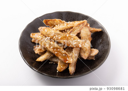 ごぼうの甘辛揚げ ごぼうの甘辛揚げ 93098681
