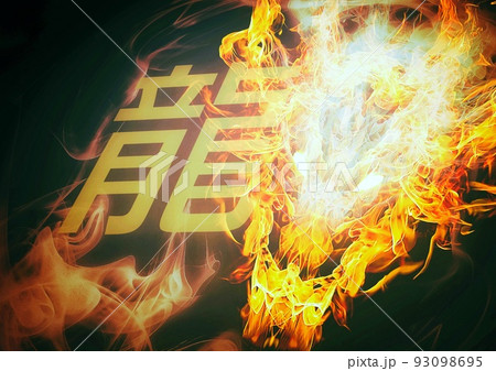 火の龍のイラスト 93098695