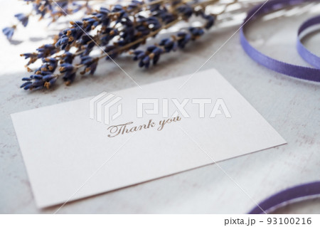 メッセージカード　Thank you 93100216