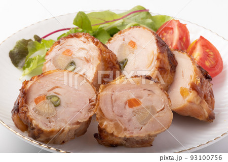 鶏肉の野菜巻き　(ごぼう・いんげん・にんじん) 93100756