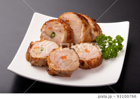 鶏肉の野菜巻き　(ごぼう・いんげん・にんじん) 93100766