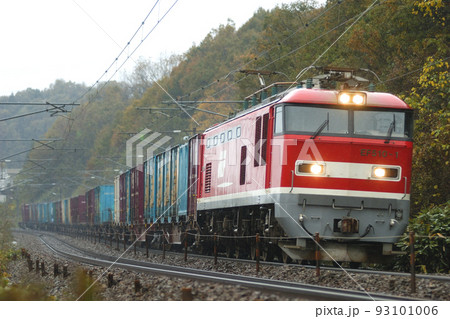 北陸本線 津幡ー倶利伽羅 JR貨物 EF510-1(富山) 北陸本線 津幡ー倶利伽羅 JR貨物 EF510-1(富山) 93101006