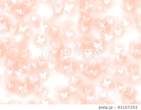 水彩蝶のやわらか壁紙(シームレス) 水彩蝶のやわらか壁紙(シームレス) 93107203