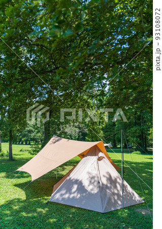 小川張り　テント設営方法 93108072