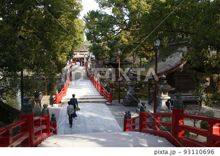 太宰府天満宮：太鼓橋（福岡県太宰府市） 93110696