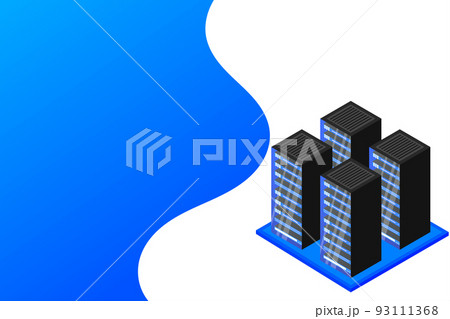 Mainframe, powered server, high technology concept, data center, cloud data storage 93111368