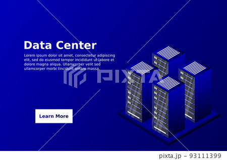 Mainframe, powered server, high technology concept, data center, cloud data storage 93111399