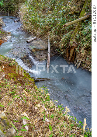 登別地獄谷　大湯沼川の天然足湯（北海道登別市） 93112087