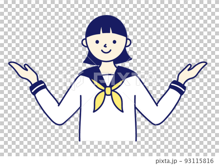 2択　選択する　どっち　イラスト 93115816