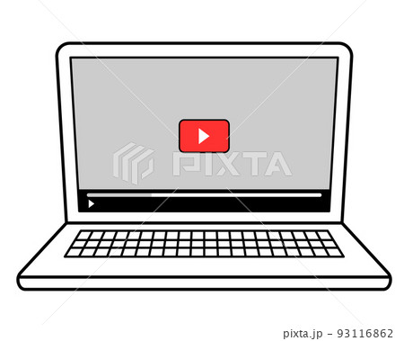 動画配信 シンプルイラスト 動画配信 シンプルイラスト 93116862