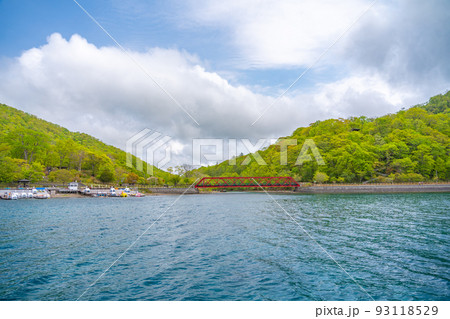 支笏湖　山線鉄橋（北海道千歳市） 93118529