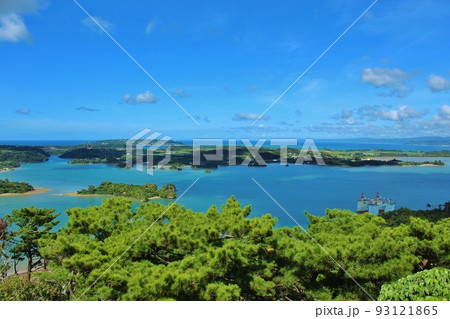 沖縄 嵐山展望台からの絶景 沖縄 嵐山展望台からの絶景 93121865