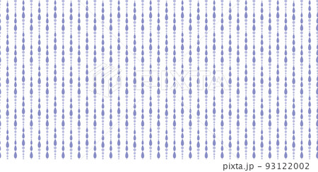 Vector blue falling water drops ornaments silhouette on white seamless pattern background. 93122002