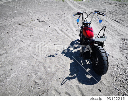 砂丘とバイク 砂丘とバイク 93122216