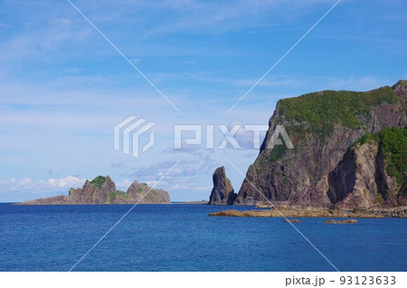 北海道神恵内村 ジュウボウ岬を望む 北海道神恵内村 ジュウボウ岬を望む 93123633