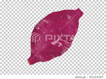 Sweet potato Japanese style illustration material No main line 93124167
