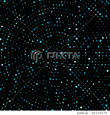 Dark background vector blue tone dots, halftone design 93124270