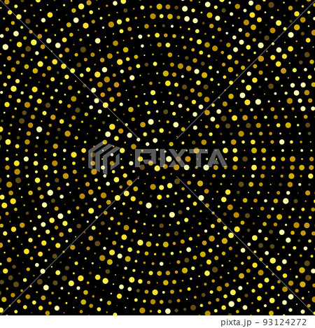 Dark background vector golden tone dots, halftone design Dark background vector golden tone dots, halftone design 93124272