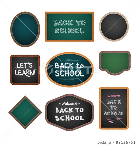 Back to School Wooden Chalkboards Set Back to School Wooden Chalkboards Set 93126751