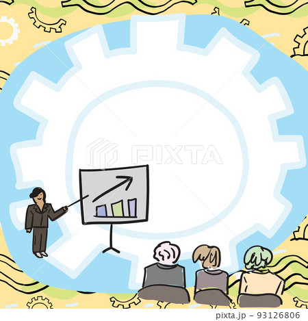 Team Members Looking At Whiteboard Representing New Solutions For Sale Growth. Colleague Group Looking At Board Thinking Problem Solving Skills Against Gear Background. Team Members Looking At Whiteboard Representing New Solutions For Sale Growth. Colleague Group Looking At Board Thinking Problem Solving Skills Against Gear Background. 93126806