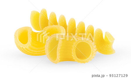 Macaroni on white background 93127129