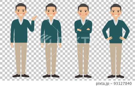 Collection of male poses B Collection of male poses B 93127840