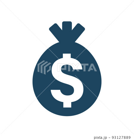 ドルの入った袋。マネーバッグ。ベクター。 ドルの入った袋。マネーバッグ。ベクター。 93127889
