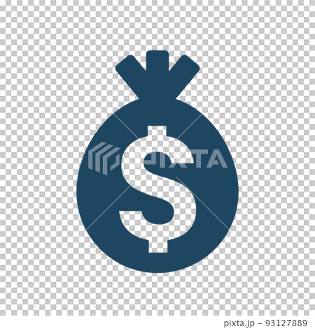 ドルの入った袋。マネーバッグ。ベクター。 ドルの入った袋。マネーバッグ。ベクター。 93127889