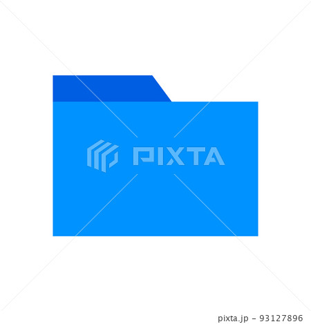 青いコンピュータファイルアイコン。ファイル整理。ベクター。 93127896