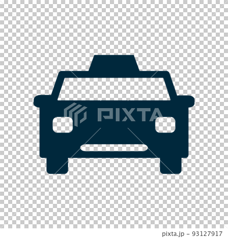 taxi silhouette icon taxi silhouette icon 93127917