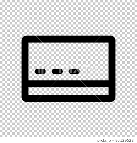 Simple credit card icon. payments and cash advances. vector. Simple credit card icon. payments and cash advances. vector. 93129528