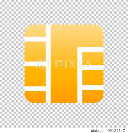 SIM 卡芯片圖標。向量。 93129547